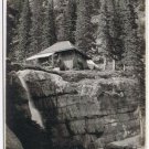 Postcard RPPC Tea Room At Lake Agnes Alberta Byron Harmon Along The CPR Line
