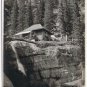 Postcard RPPC Tea Room At Lake Agnes Alberta Byron Harmon Along The CPR Line