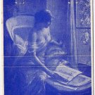 Matchbook Cover Fred Smith Collector Chester PA Lady Reading