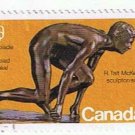 Stamps Canada 1975 Olympic Sculptures $1 & $2 B Scott 656-7 Used NH