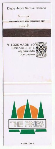 Matchbook Cover The Pines Keltic Lodge Province Of Nova Scotia