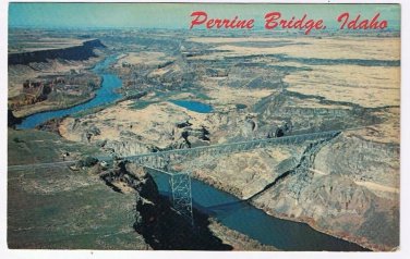 Idaho Postcard Perrine Bridge & Snake River Canyon
