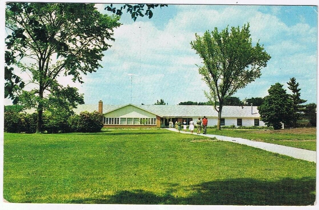 Postcard Patroness Hall Graceland College Lamoni Iowa Latter Day Saints