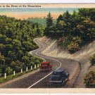 Postcard Highway Scene In The Heart Of The Mountains Tennessee
