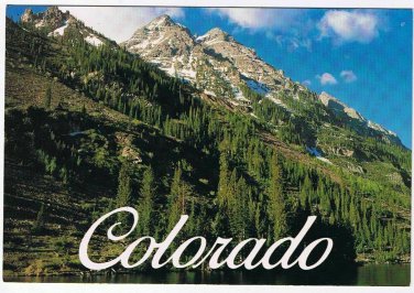 Colorado Postcard Pyramid Peak & Maroon Lake