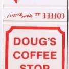 Ontario Matchbook Cover Kitchener Jamiesons Wheelgoods Doug's Coffee Shop
