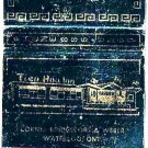 Ontario Matchbook Cover Waterloo Tien Hoa Inn Tavern