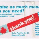 Matchbook Cover Fundraiser Order Pen Paks