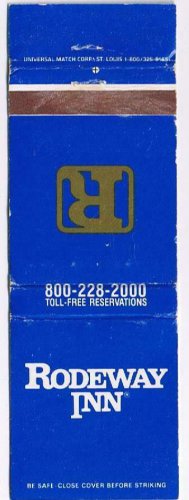Hotel Matchbook Cover Rodeway Inn