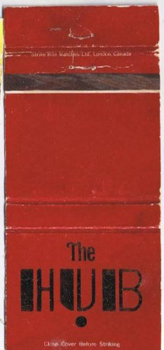 Ontario Matchbook Cover Kitchener Conestoga Inn The Hub