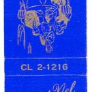 Matchbook Cover Columbus OH Broad-Nel Restaurant
