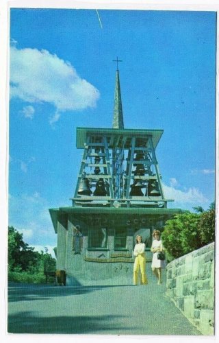 Quebec Laminated Postcard RPPC St Joseph's Oratory Carillon