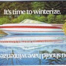 Advertising Postcard Boat Time To Winterize