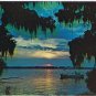 Florida Postcard Cypress Gardens at Twilight Time
