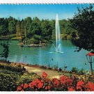 Holland Netherlands Postcard Apeldoorn Vijver Berg en Bos Lake Fountain