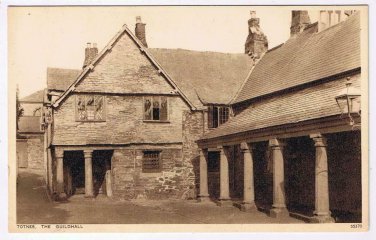 United Kingdom UK Postcard Totnes The Guildhall