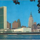 New York Postcard NYC United Nations Headquarters From East River