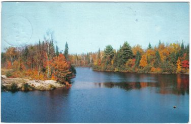 Quebec Postcard Lac des Seigneurs