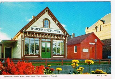 New Brunswick Postcard Saint John Barbour's General Store