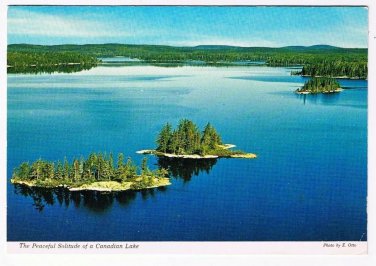 Ontario Postcard Whitestone Canadian Lake Peaceful Solitude Islands