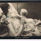 Russia USSR Postcard Mother's Treasure Mother & Child 1929