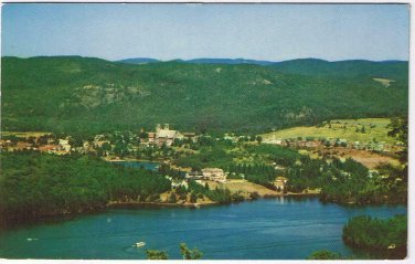 Postcard Ste Agathe des Monts Alouette Lac des Sables Quebec