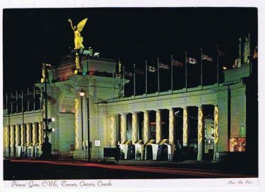 Ontario Postcard CNE Canadian National Exhibition Princes Gate