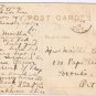 Canada Postcard Young Lady Flowers 1913 Birth Announcement Thelma Eileen Hayden