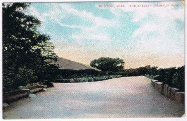 Postcard The Shelter Franklin Park Boston Massachusetts