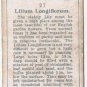 Wills Cigarette Card Garden Flowers #27 Lily Lillium Longiflorum