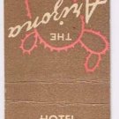 Matchbook Cover Arizona Room Hotel Lackawanna New York