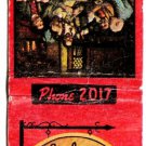 Illinois Matchbook Cover Belleville Amlung Cafe Diamond Match