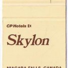 Matchbook Cover Niagara Falls Skylon Tower Canadian Pacific Hotel