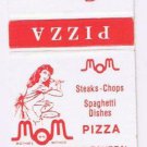 Matchbook Cover Mom Pizza Restaurant & Tavern Picton Ontario