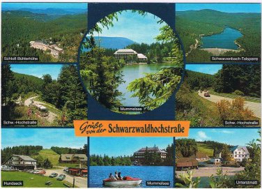 Germany Postcard Schwarzwaldhochstrasse Multi View