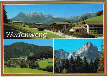 Austria Postcard Schones Salzburgerland Werfenweng
