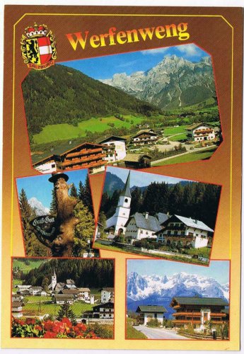 Germany Postcard Werfenweng Multi View