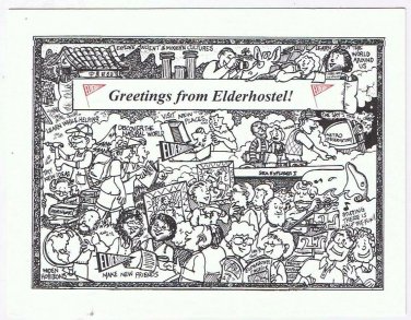 Massachusetts Postcard Boston Elderhostel