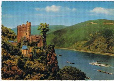 Germany Postcard Burg Rheinstein