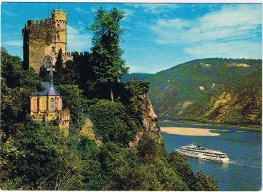 Germany Postcard Burg Rheinstein Castle Rheinstein