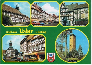 Germany Postcard Ulsar Solling Multi View