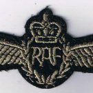 Royal Airforce RAF Wings Sew On Patch 4" x 1 1/2"