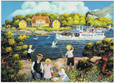 Postcard The Canal Bert Hage Havero