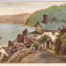 Postcard Clovelly Bay Devon England UK