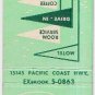 Matchbook Cover Flagg's By The Sea Santa Monica California