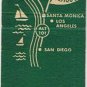 Matchbook Cover Flagg's By The Sea Santa Monica California