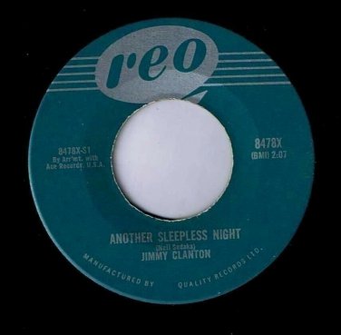 Jimmy Clanton Another Sleepless Night 45 rpm I'm Gonna Try