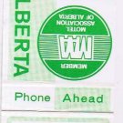 Matchbook Cover Blue Horizon Motel Hanna Alberta