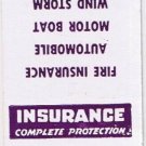 Matchbook Cover Al Maners Insurance Agency Bloomington Indiana Grant Street