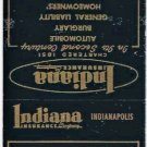 Matchbook Cover Al Maners Insurance Agency Bloomington Indiana
